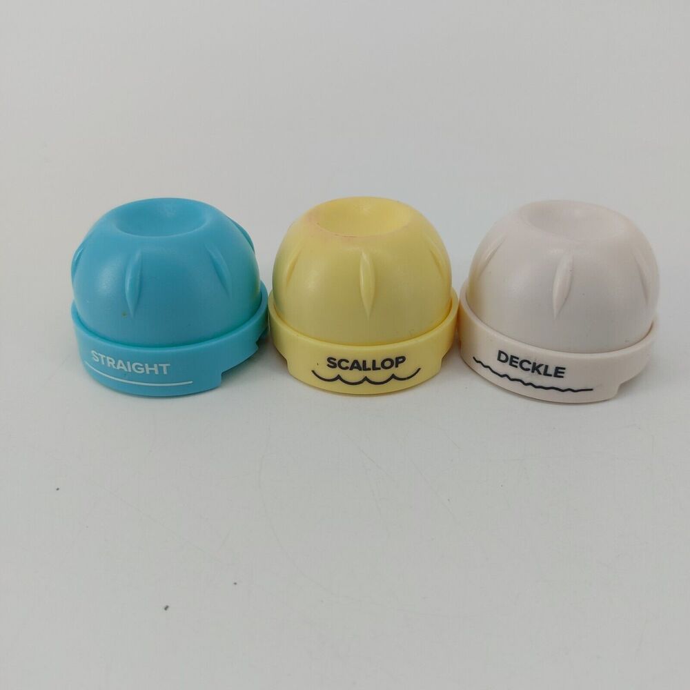 Replacement Blades Crafting Supply Straight Scalloped Set Of Three